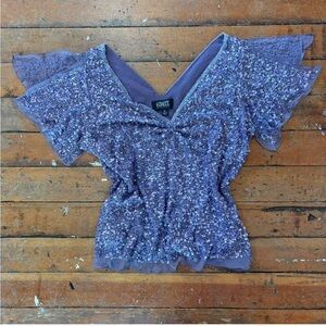 Vintage 90s Adrianna Papell silk beaded + sequin trophy top